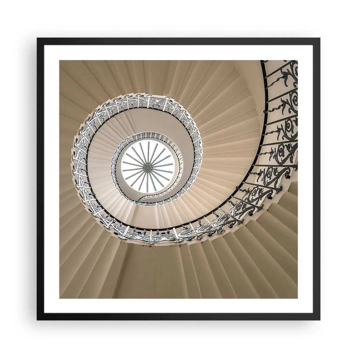 Poster in black frame - Inside the Shell - 60x60 cm
