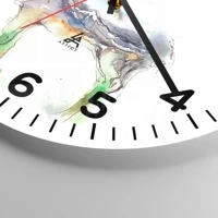 Clock face with numbers