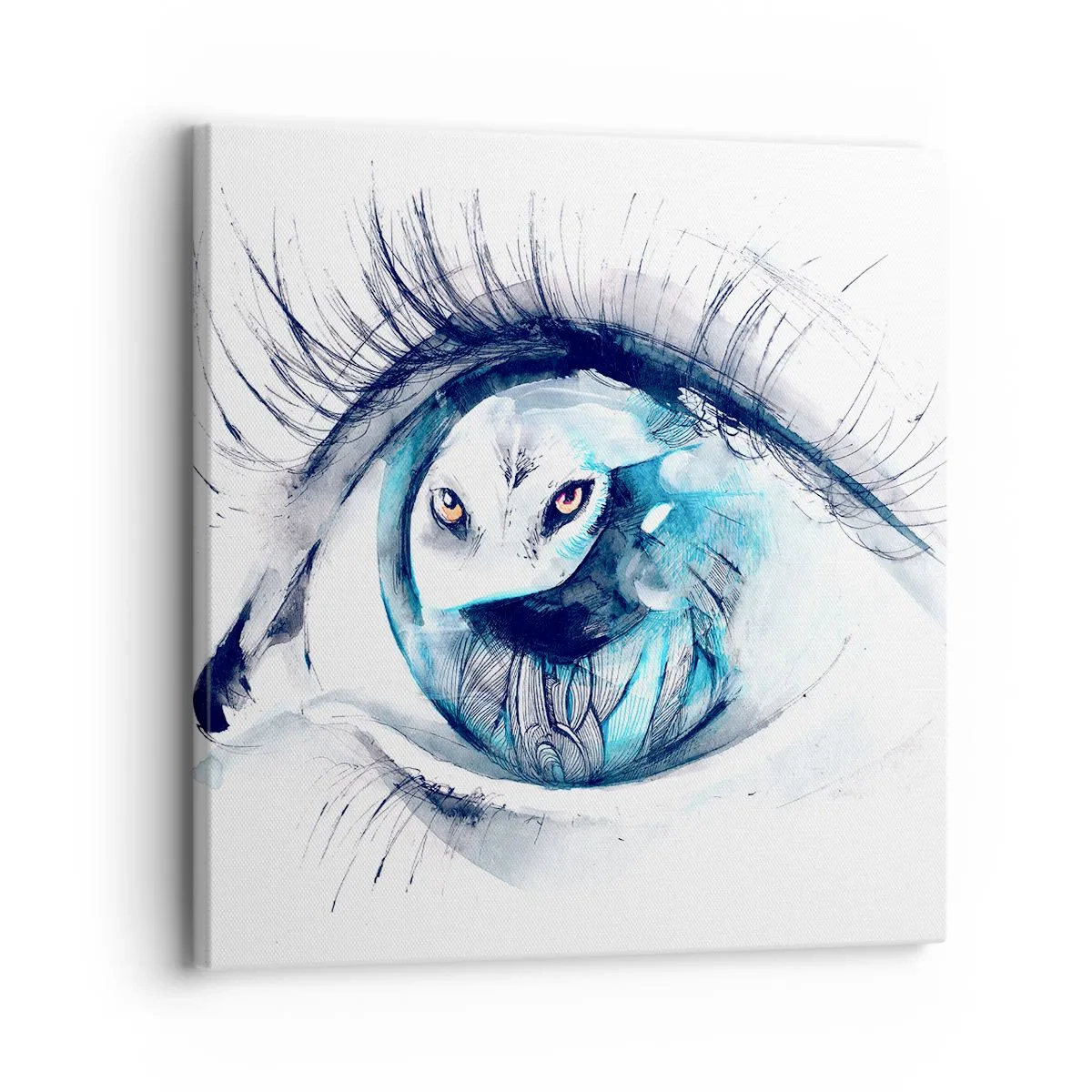 Canvas picture - Eye to Eye with Wilderness - 30x30 cm