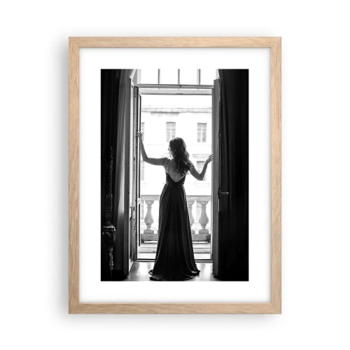 Poster in light oak frame - In Great Style - 30x40 cm