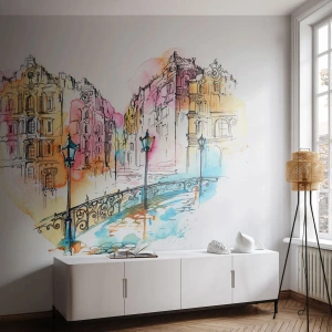 Custom Wallpaper Standard Eco - Heart of a City - City, Architecture, Bridge