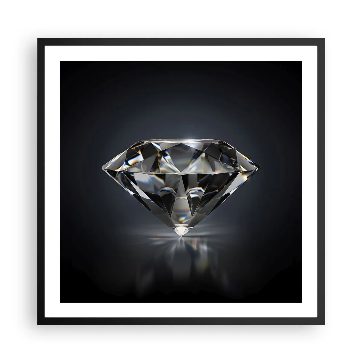 Poster in black frame - Girls' Best Friend - 60x60 cm