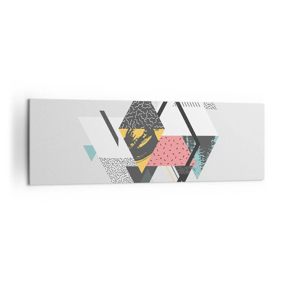 Canvas picture - Variation for Triangle and Rhombus - 160x50 cm