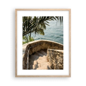 Poster in light oak frame - Under the Italian Sun - 40x50 cm