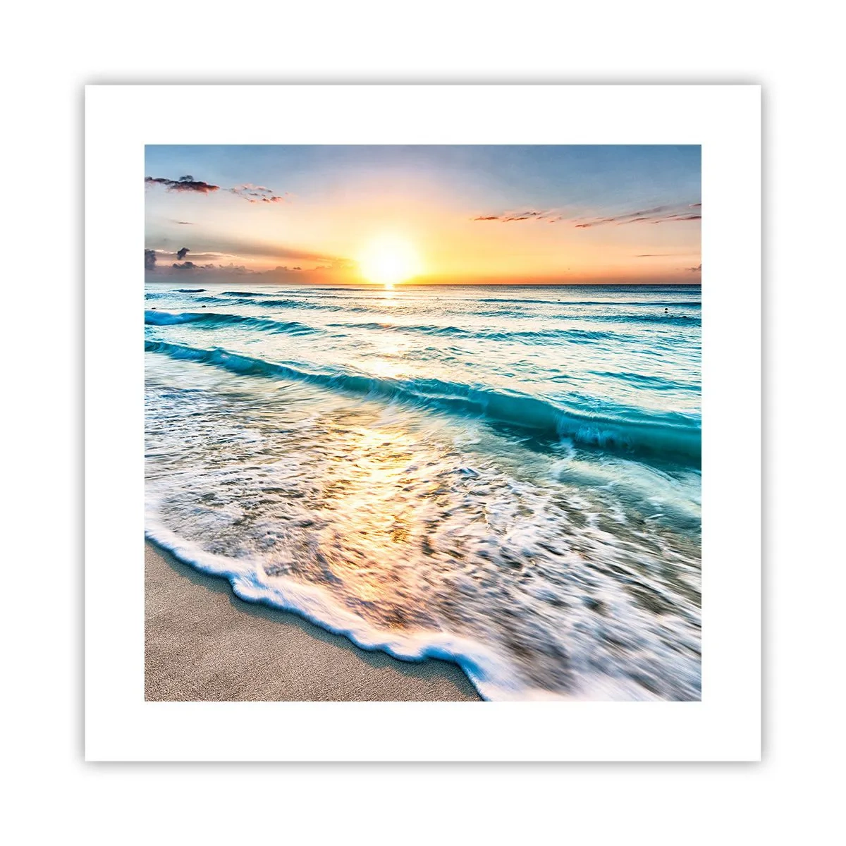 Poster - Sunset View - 40x40 cm