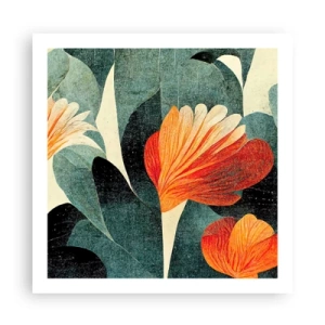 Poster - Heat of the Tropics, Coolness of the Ground - 60x60 cm