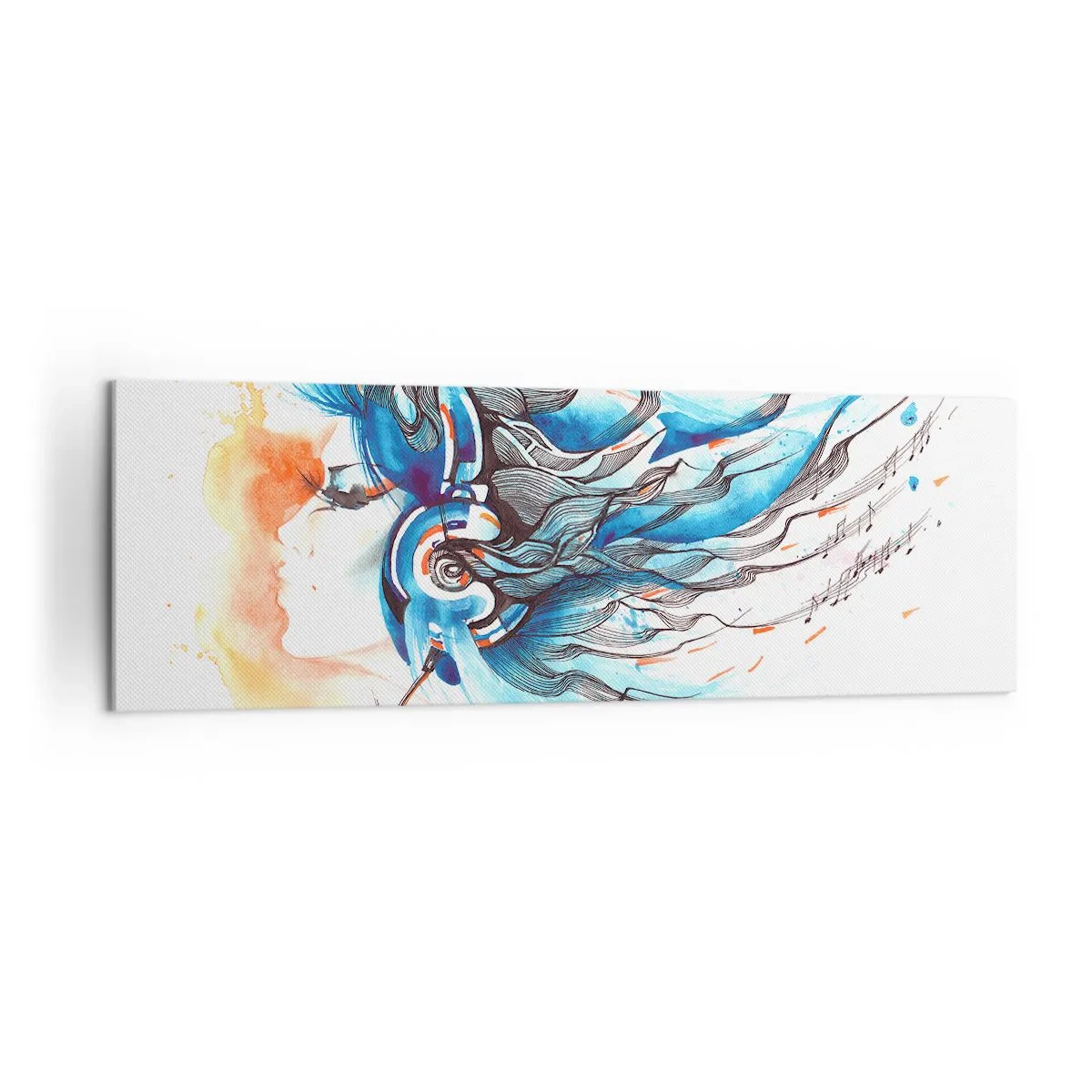 Canvas picture - Let The Music Play - 160x50 cm