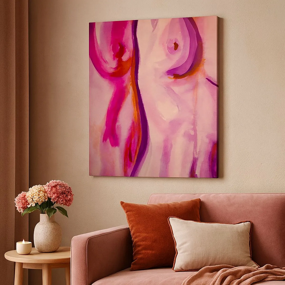 Canvas picture - Ode to Womanhood - 30x30 cm