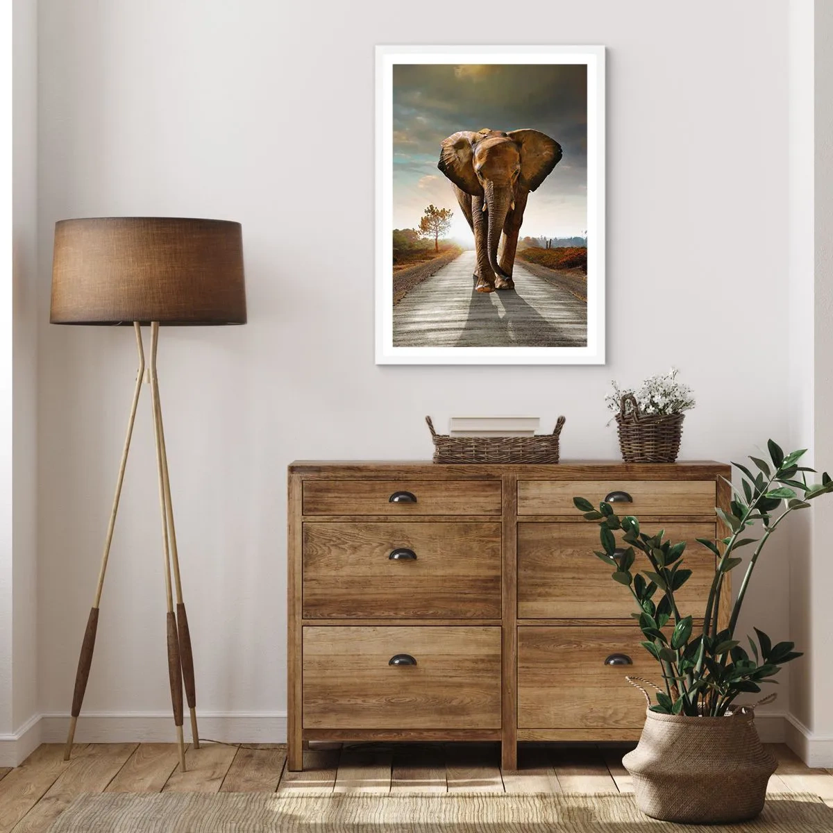 Poster in white frmae - Not in a China Shop - 61x91 cm