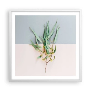 Poster in white frmae - Pastel Subtlety - 60x60 cm