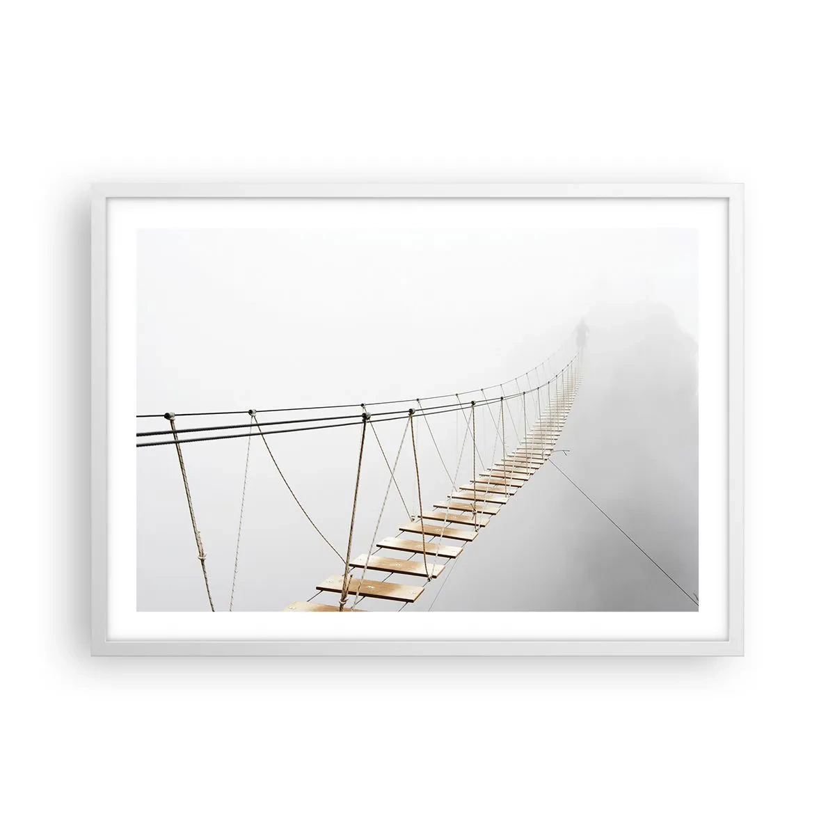 Poster in white frmae - Where Did He Take You? - 70x50 cm