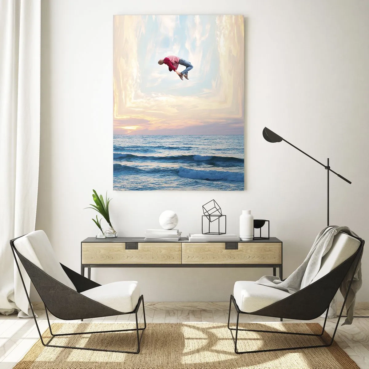 Glass picture - To Another Dimension - 50x70 cm
