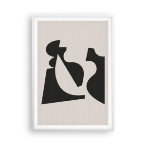 Poster in white frmae - For Self-construction - 70x100 cm