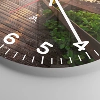 Clock face with numbers