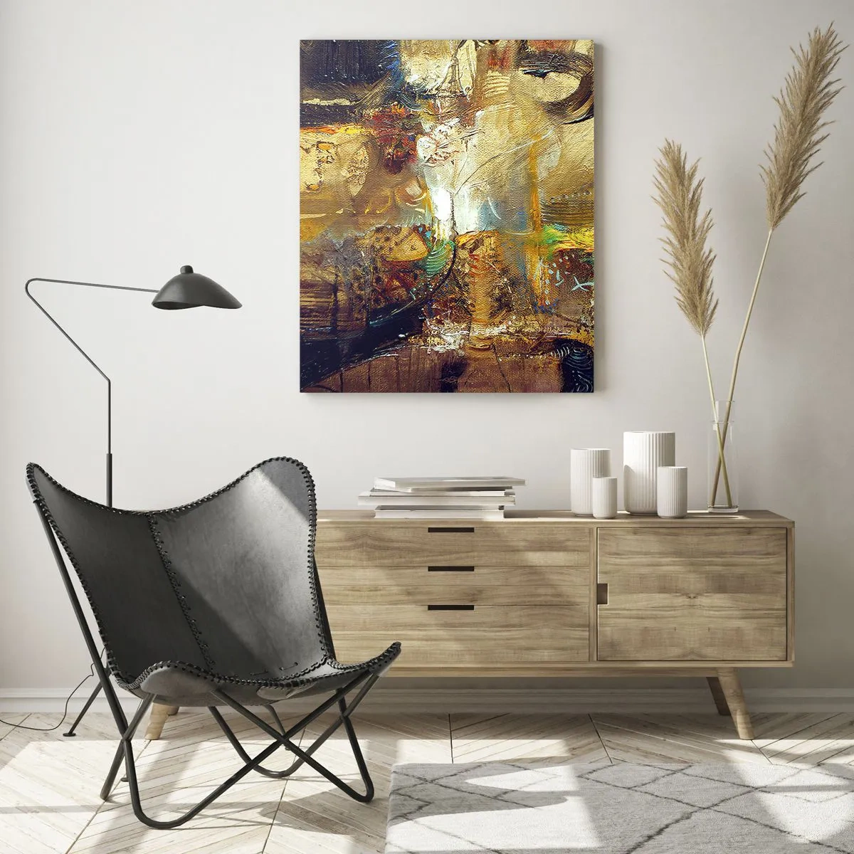 Glass picture - Cold, Warm, Hot - 80x120 cm