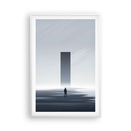 Poster in white frmae - Opportunity or Threat? - 61x91 cm