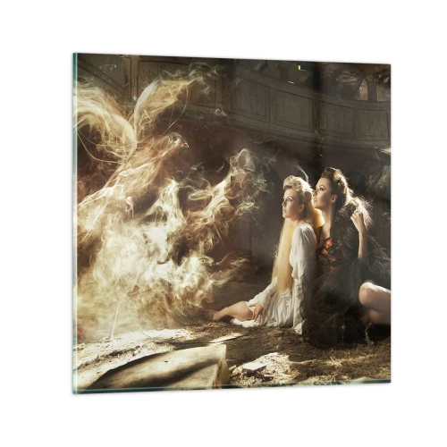 Glass picture - And There Was Poetry - 70x70 cm