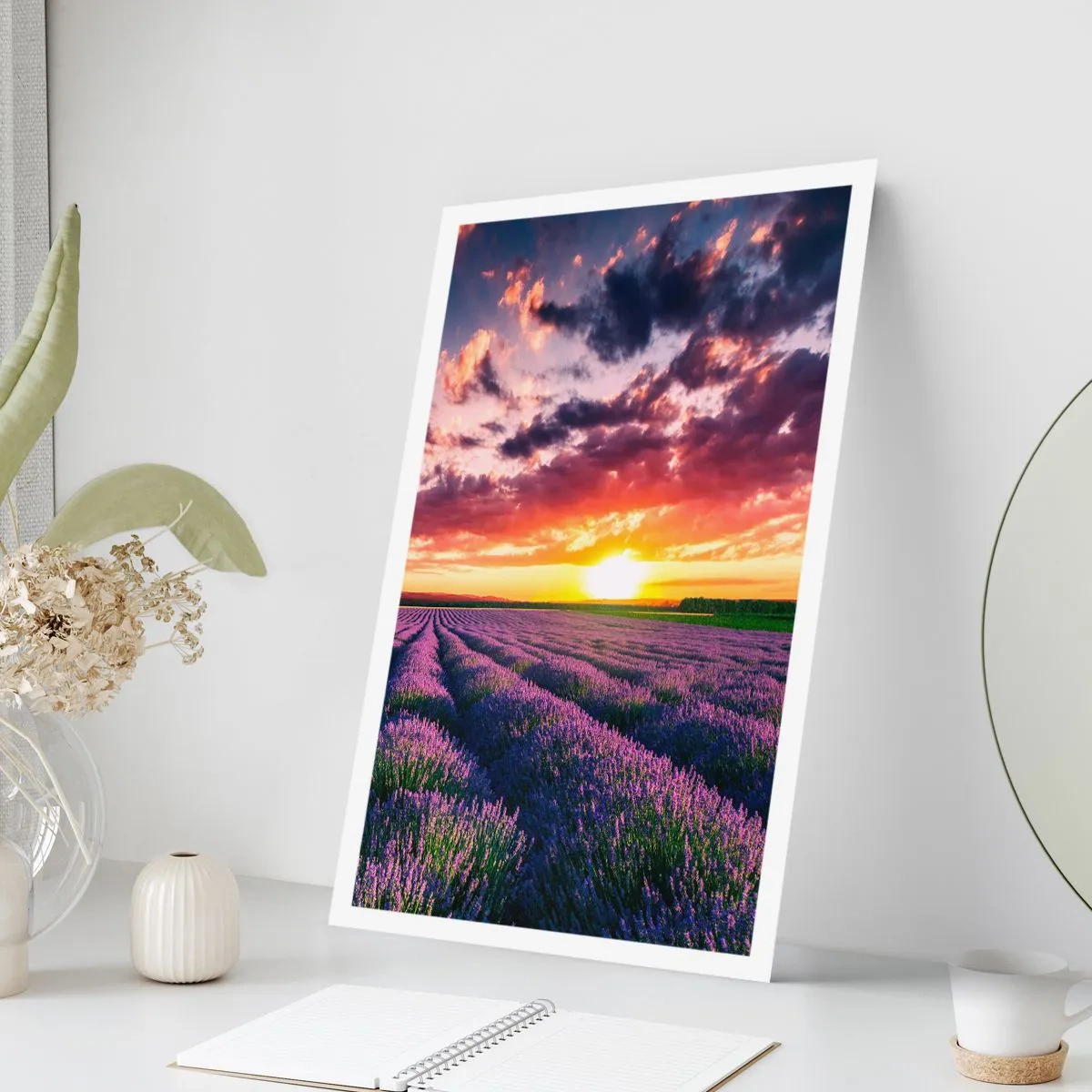 Poster - Lavender World - 70x100 cm