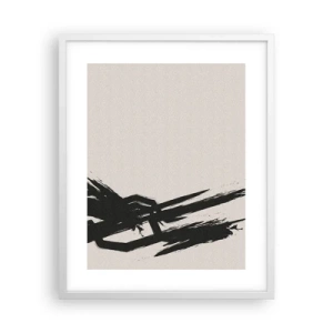 Poster in white frmae - Uncontrollable Rush - 40x50 cm