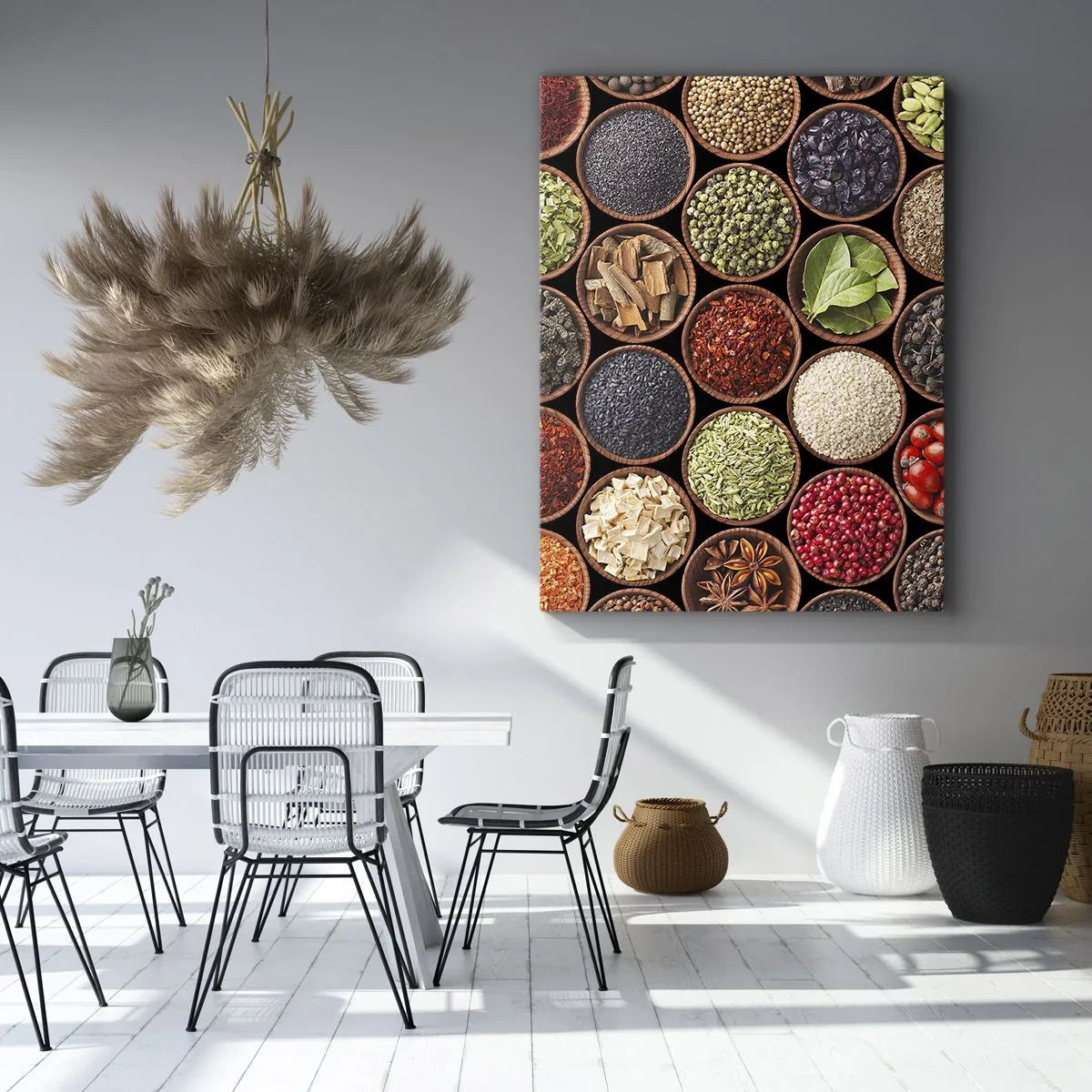 Canvas picture - All Flavours of the World - 65x120 cm