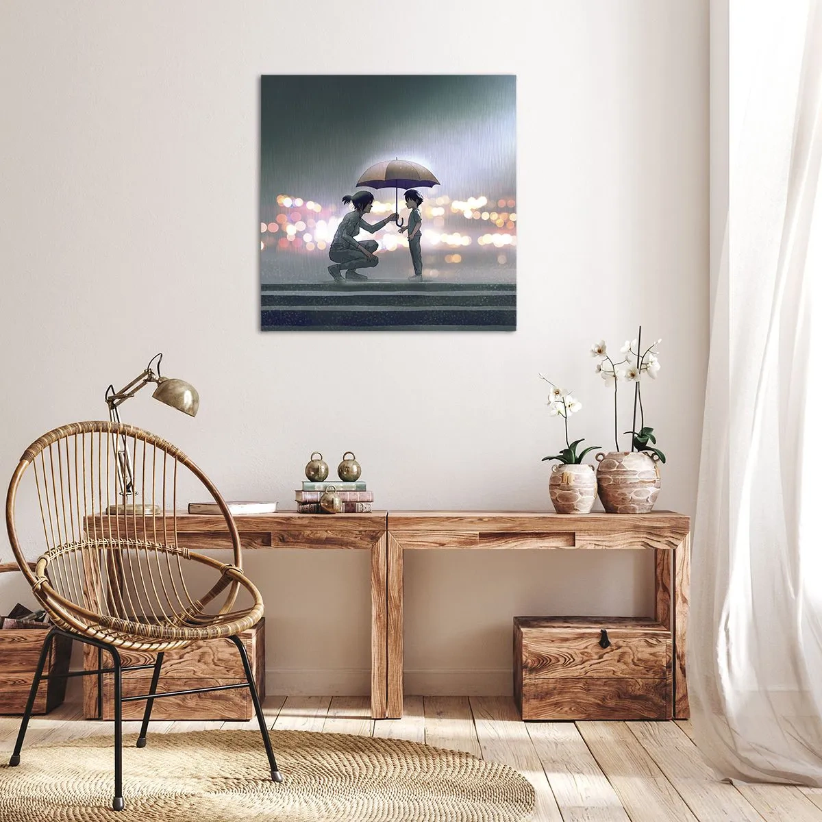 Canvas picture - And Everything Is All Right - 30x30 cm