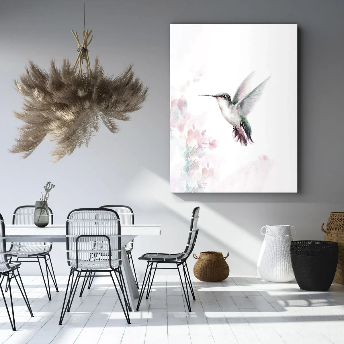 Canvas picture - Stopped in Flutter - 50x70 cm