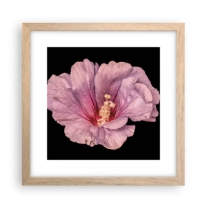 Poster in light oak frame - Straight from the Heart - 30x30 cm