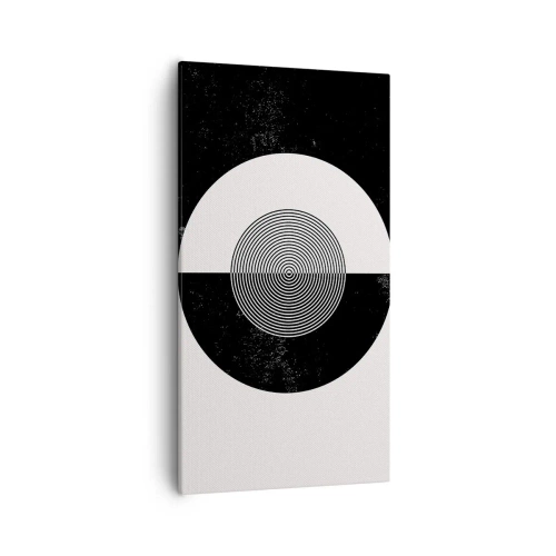 Canvas picture - Harmony in Black and White - 55x100 cm