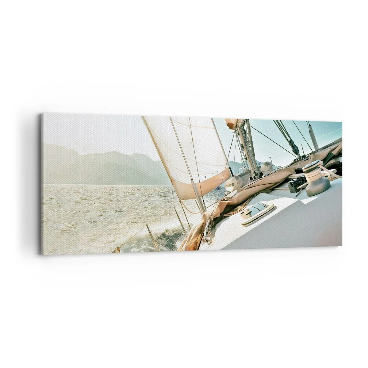 Canvas picture - Full Sail - 120x50 cm