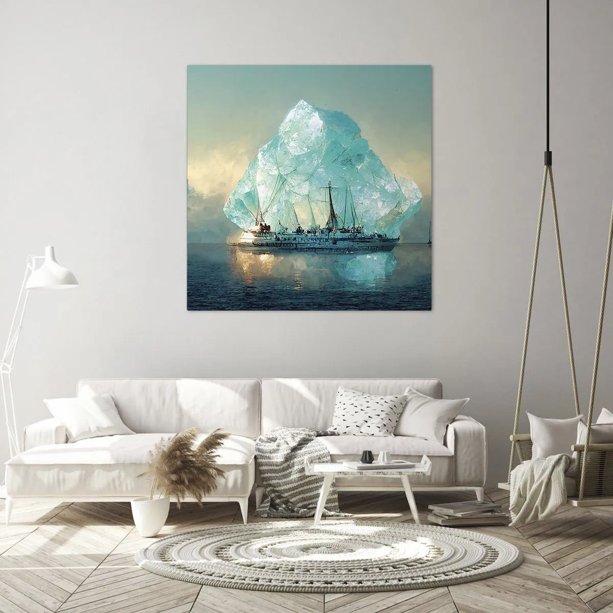 Canvas picture - Arctic Diamond - 40x40 cm