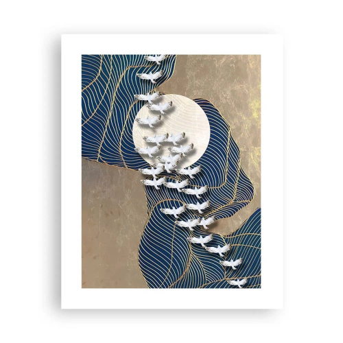 Poster - Freedom, Travel, Community - 40x50 cm