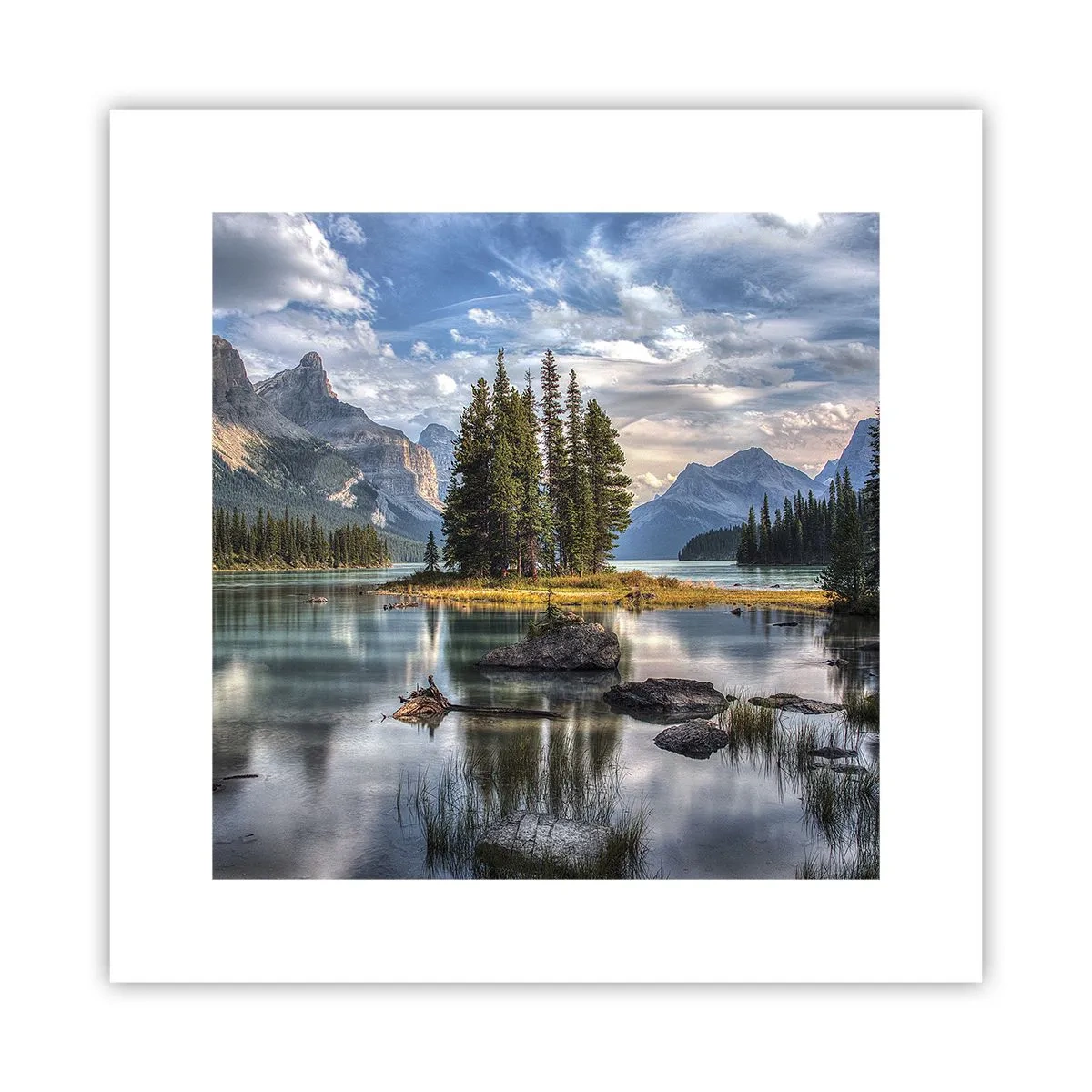 Poster - By Big and Clear Waters - 30x30 cm