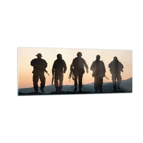 Glass picture - Welcome to Our World - 140x50 cm