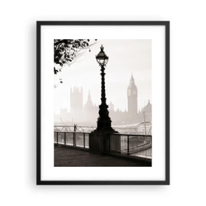 Poster in black frame - London Morning - 40x50 cm