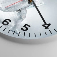 Clock face with numbers