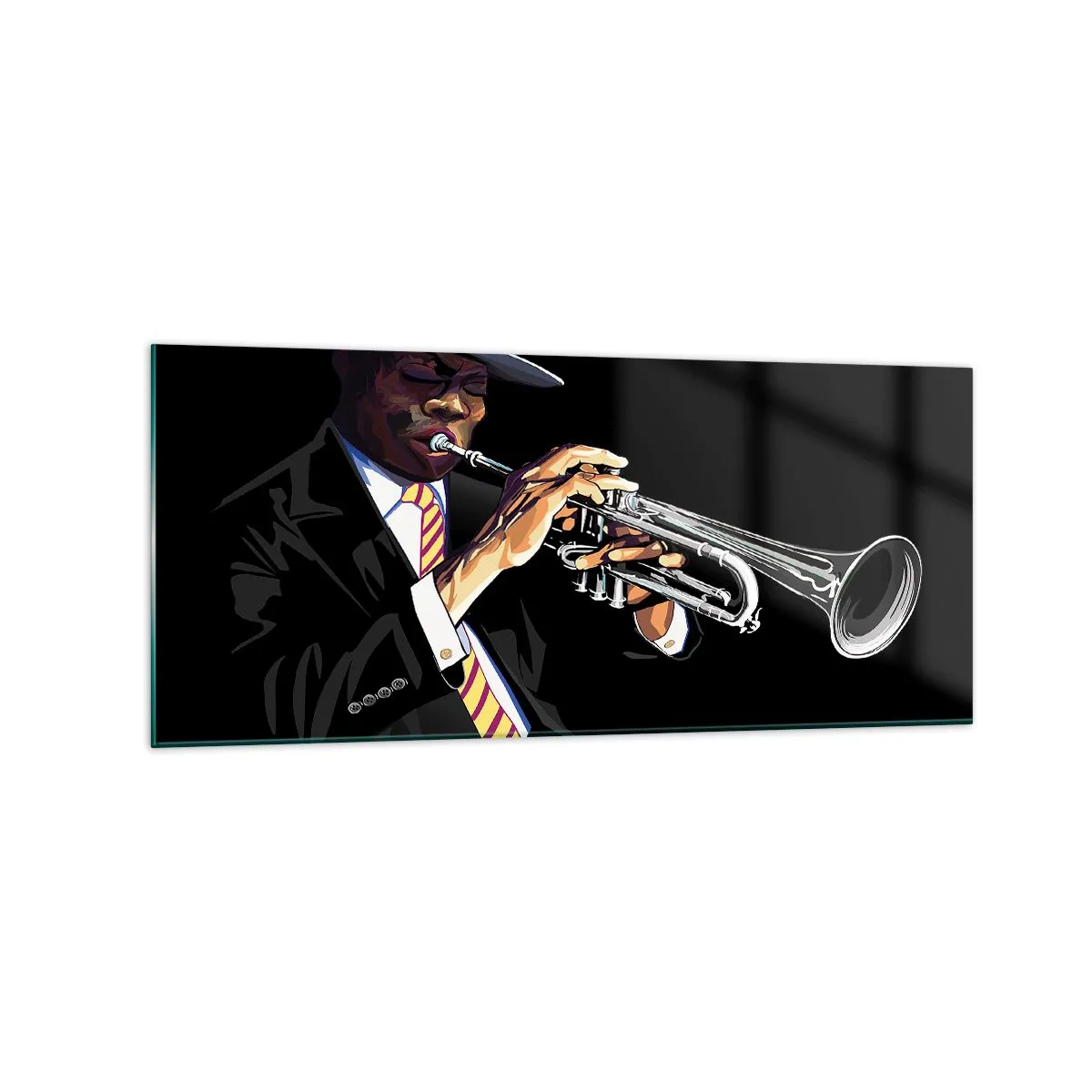 Glass picture - Charm of Old School - 120x50 cm