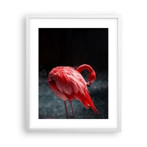 Poster in white frmae - Crimson Poem of Nature - 40x50 cm
