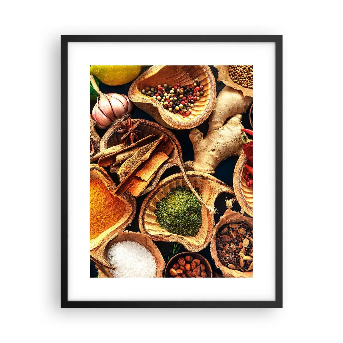 Poster in black frame - Take What You Want - 40x50 cm