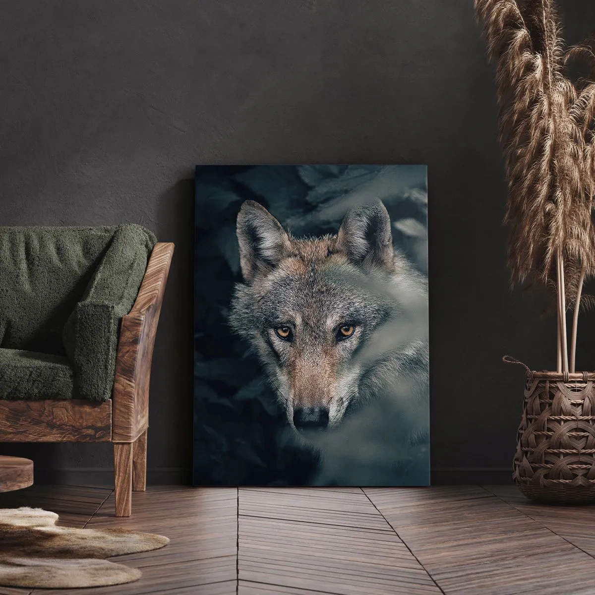 Canvas picture - Hunter - 45x80 cm