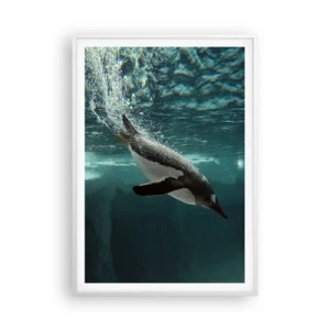 Poster in white frmae - Welcome to My World - 70x100 cm