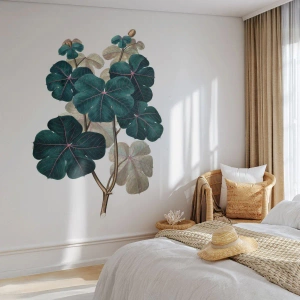 Photo Wallpaper Premium Canvas - From the Old Herbarium - Plant, Leaves, Botany - 100x70 cm