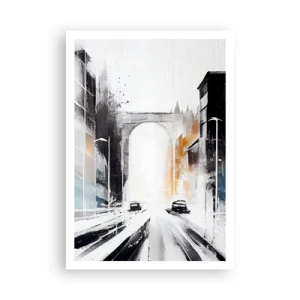 Poster - Study of a City: Architecture and Movement - 70x100 cm
