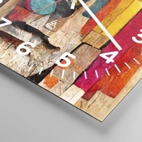 Clock face with numbers