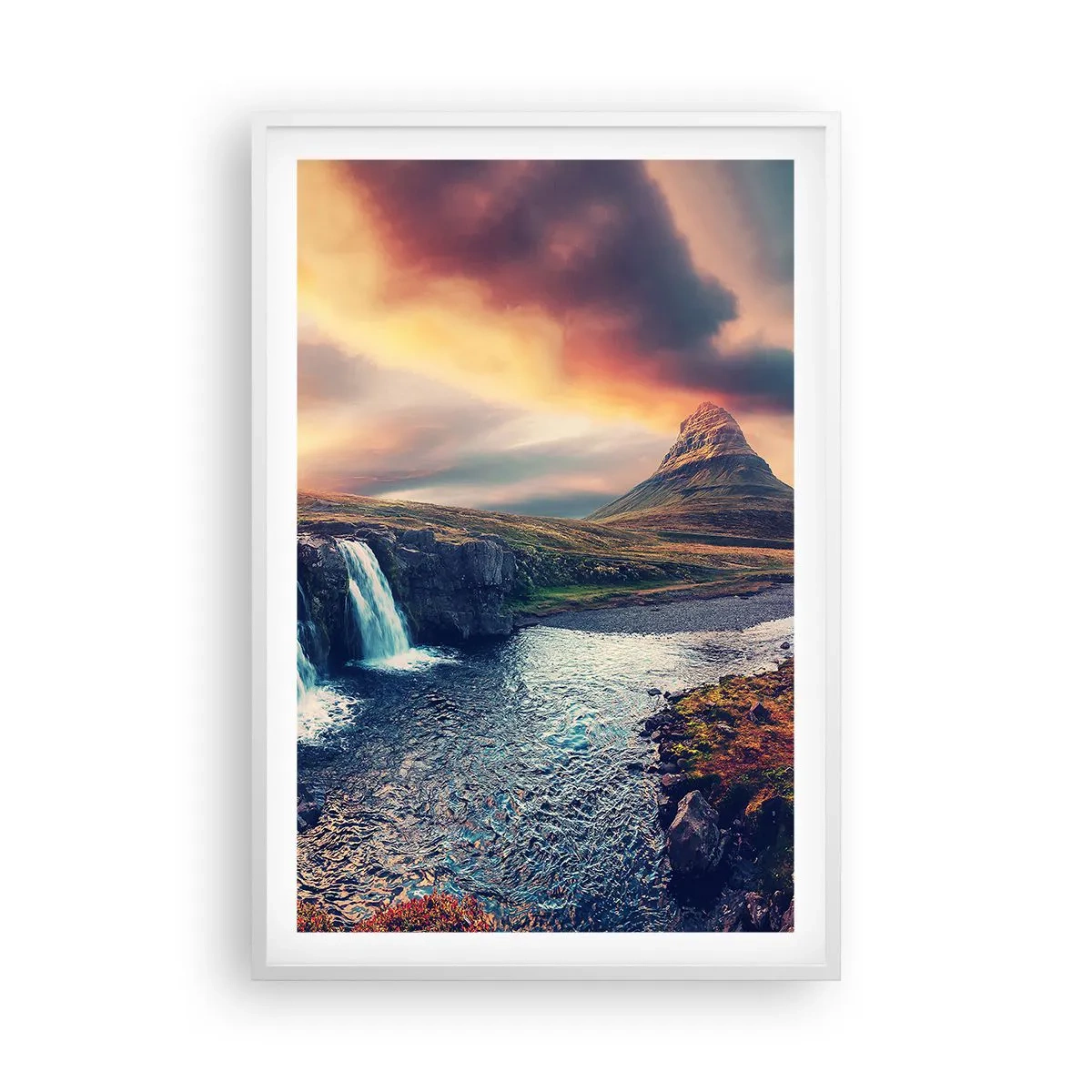 Poster in white frmae - In Majesty of Nature - 61x91 cm