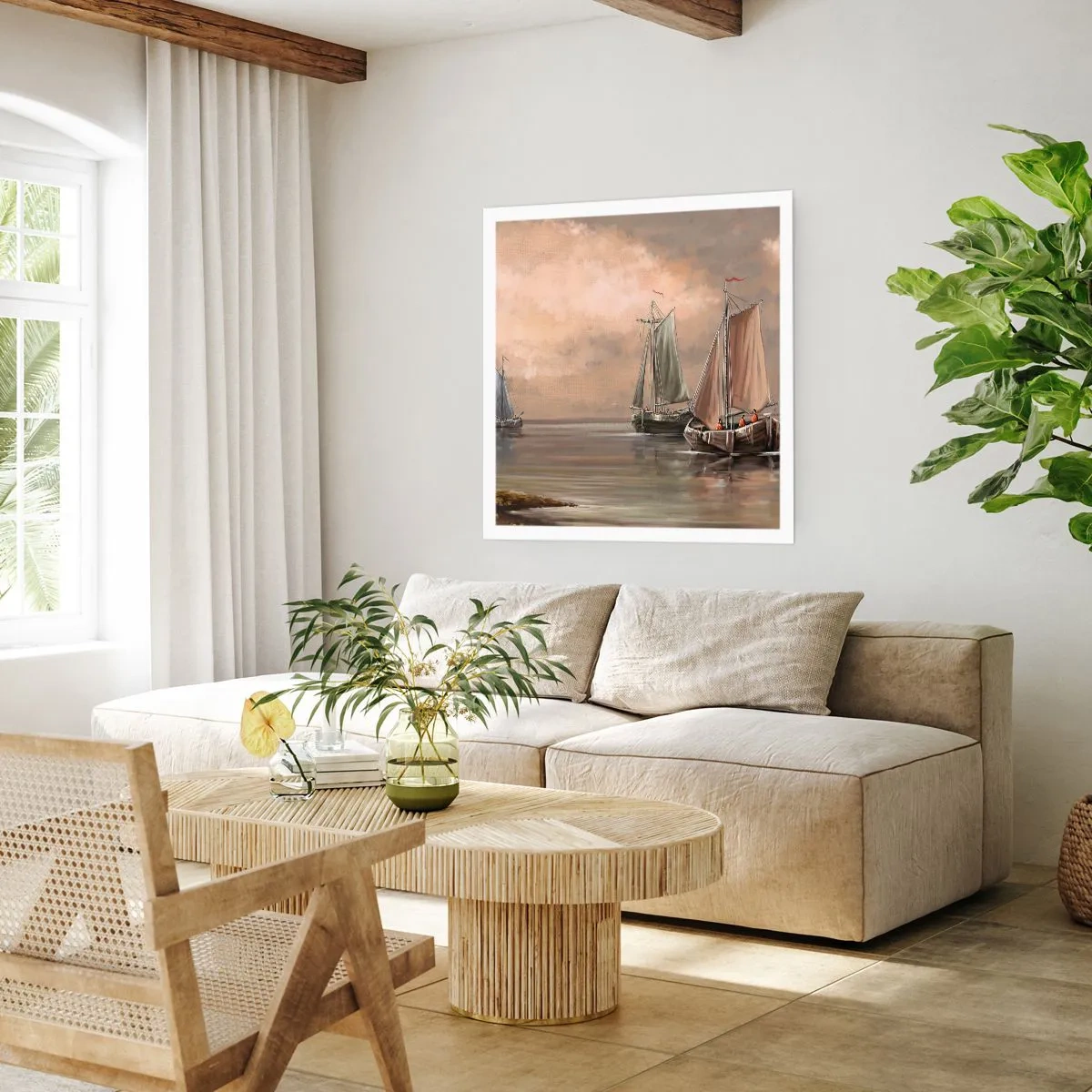 Poster - Return of Sailors - 40x40 cm