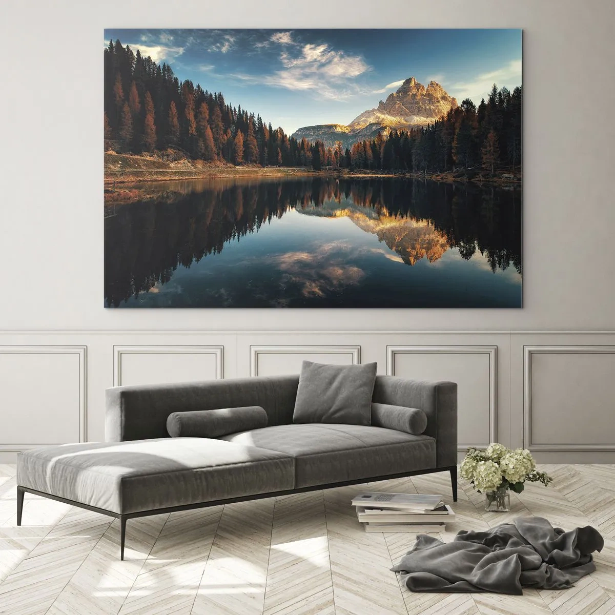 Glass picture - Double Landscape - 100x70 cm