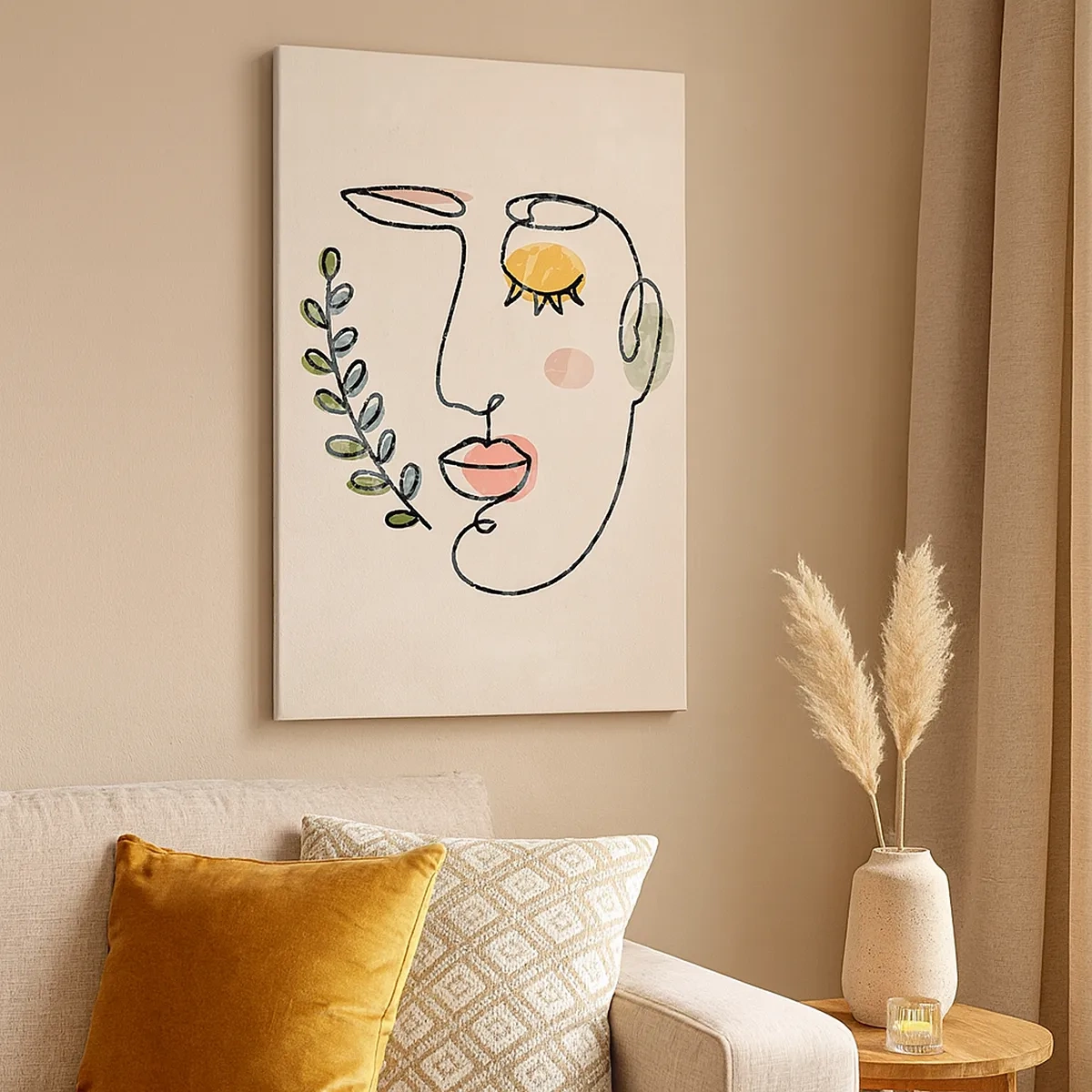 Canvas picture - Discovered Peace - 50x70 cm