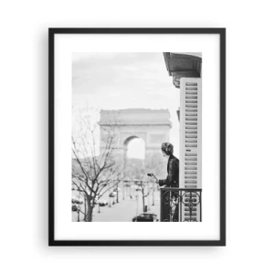 Poster in black frame - Room with a View - 40x50 cm