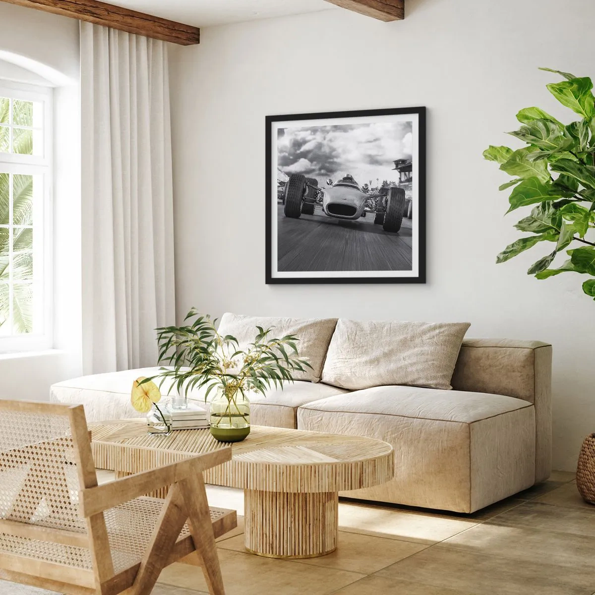 Poster in black frame - There is Power! - 60x60 cm