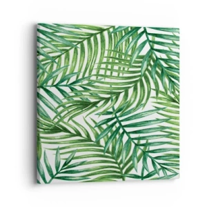 Canvas picture - Under the Green Canopy - 40x40 cm
